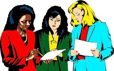 Women Teamwork clipart