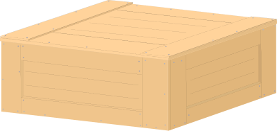 Wood crate clipart