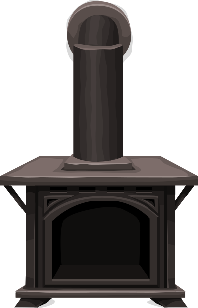 Wood stove (from Glitch) clipart