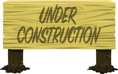 Wood Under Construction Sign clipart