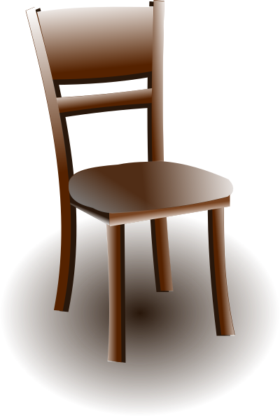Wooden chair clipart