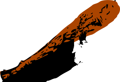 Wooden Club clipart