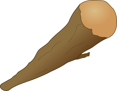Wooden club clipart