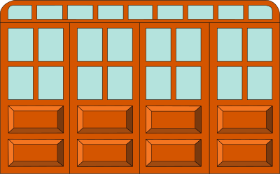 Wooden Door clipart