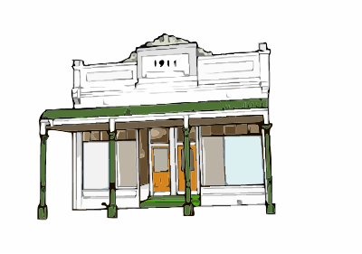 Wooden heritage Shop New Zealand clipart