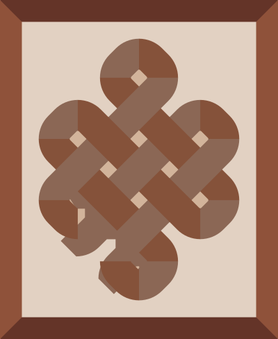 Wooden knot layout clipart
