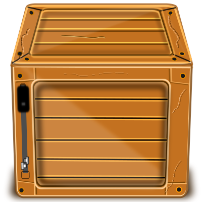 Wooden Package clipart