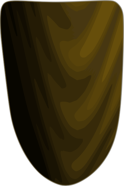 Wooden Shield clipart