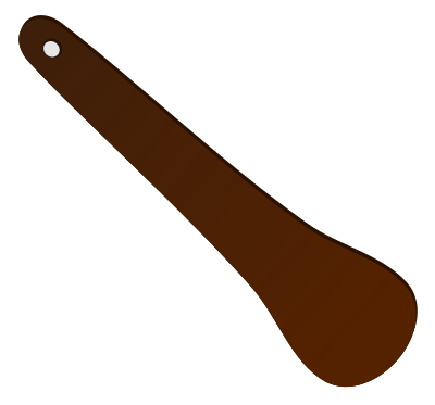 Wooden Spatula clipart