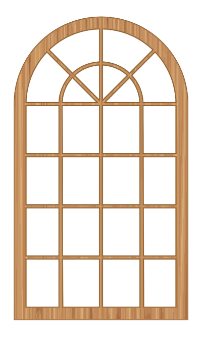 Wooden Window Frame clipart