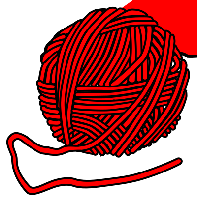 Wool - coloured clipart