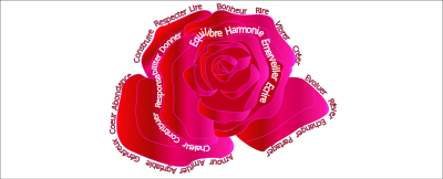 Words in pink clipart