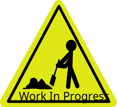 Work in progress clipart