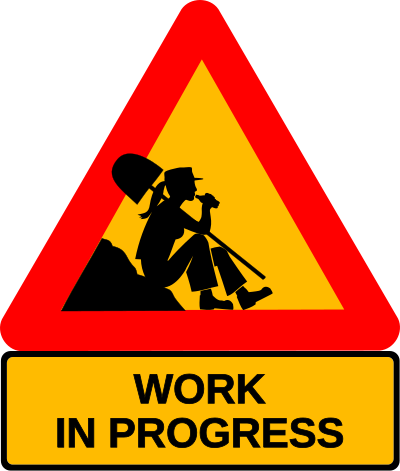 Work in progress clipart