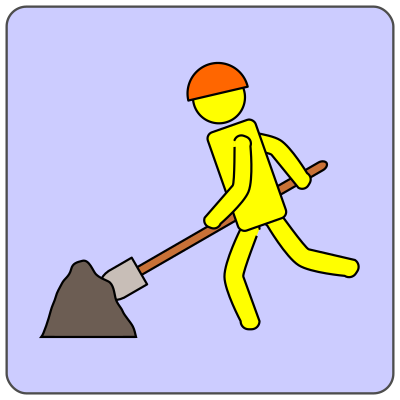 Work in progress icon clipart