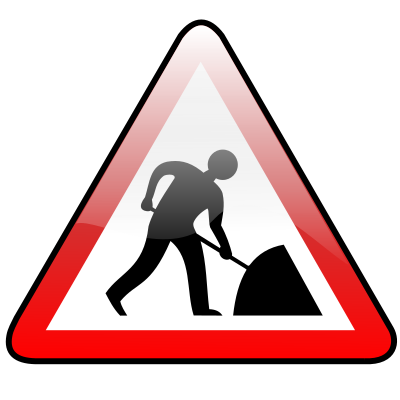 Work sign clipart