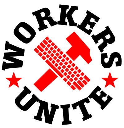Workers of the world, unite! el pueblo unido jamas sera vencido! hammer and keyboard clipart