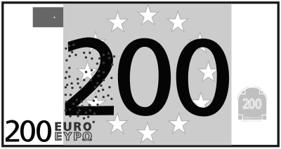 Worksheet 200 euro clipart