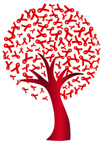 World Aids Day Tree clipart