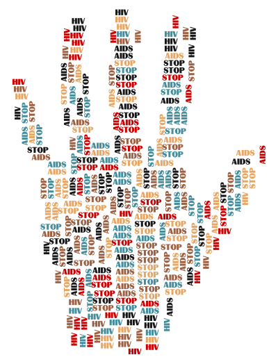 World Aids Day Typography clipart
