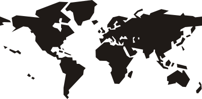 World map clipart