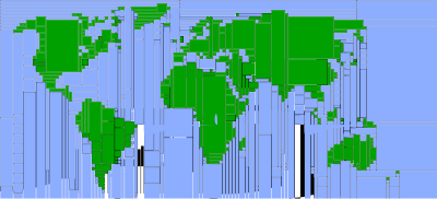 World Map Mondrian Mosaic clipart