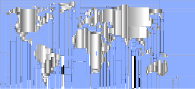 World Map Mondrian Mosaic 5 clipart