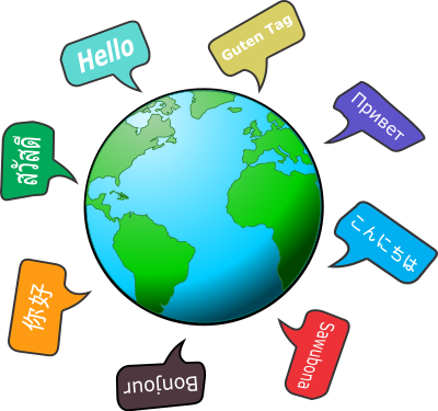 World of Languages clipart