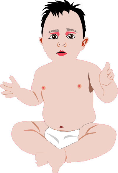 Worried Baby clipart