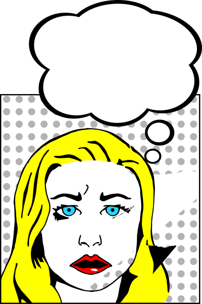 Worried Woman clipart
