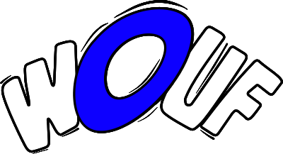 WOUF in color clipart