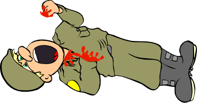 Wounded Soldier clipart