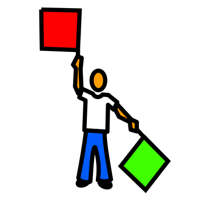 Y semaphore clipart