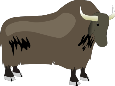 Yak clipart