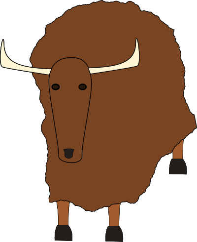 Yak clipart