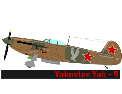 YAK-9 clipart