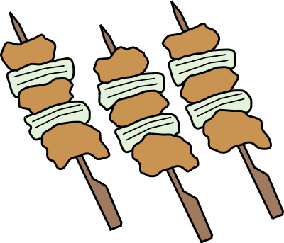Yakitori Sticks clipart