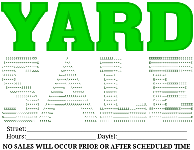 Yard Sale clipart