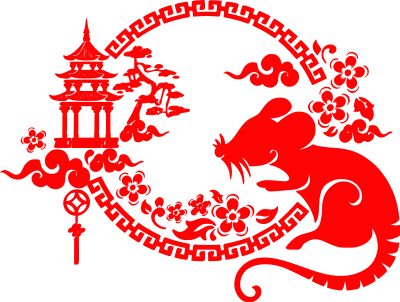 Year of the Rat clipart