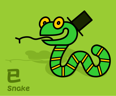 Year of the Snake clipart