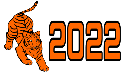 Year of the Tiger 2022 clipart