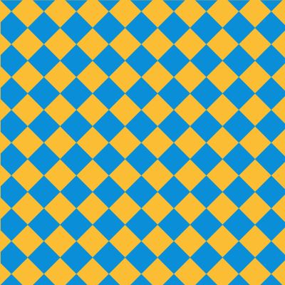 Yellow and blue tiles pattern clipart