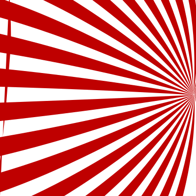 Yellow and red sunbeams clipart