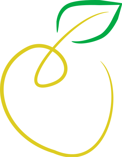Yellow Apple clipart