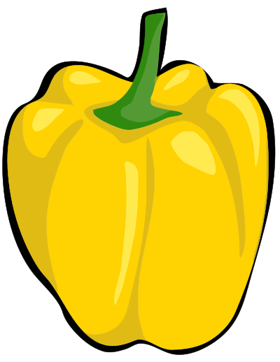 Yellow Bell Pepper clipart