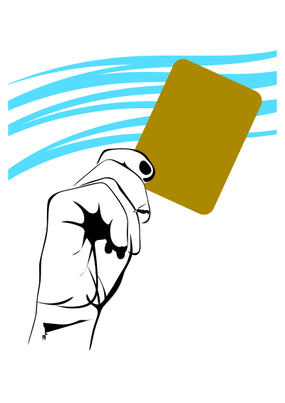 Yellow card 280120191 clipart