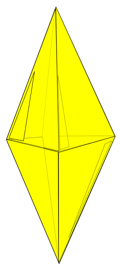 Yellow Crystal clipart