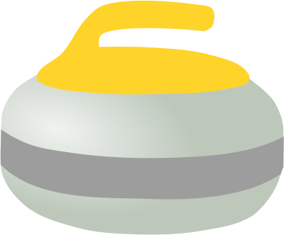 Yellow Curling Rock clipart