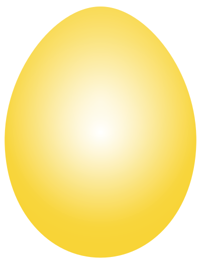 Yellow Easter Egg clipart