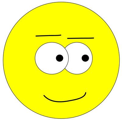 Yellow Face - Pleased clipart